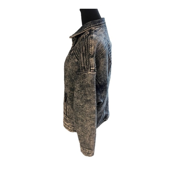 Vintage DKNY Oversized Acid Wash Jean Jacket XL - Picture 4 of 12